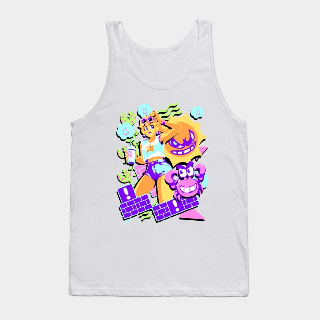 PEACHWAVE Tank Top by Kaigetsudo